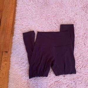 lululemon align leggings purple 21” crop